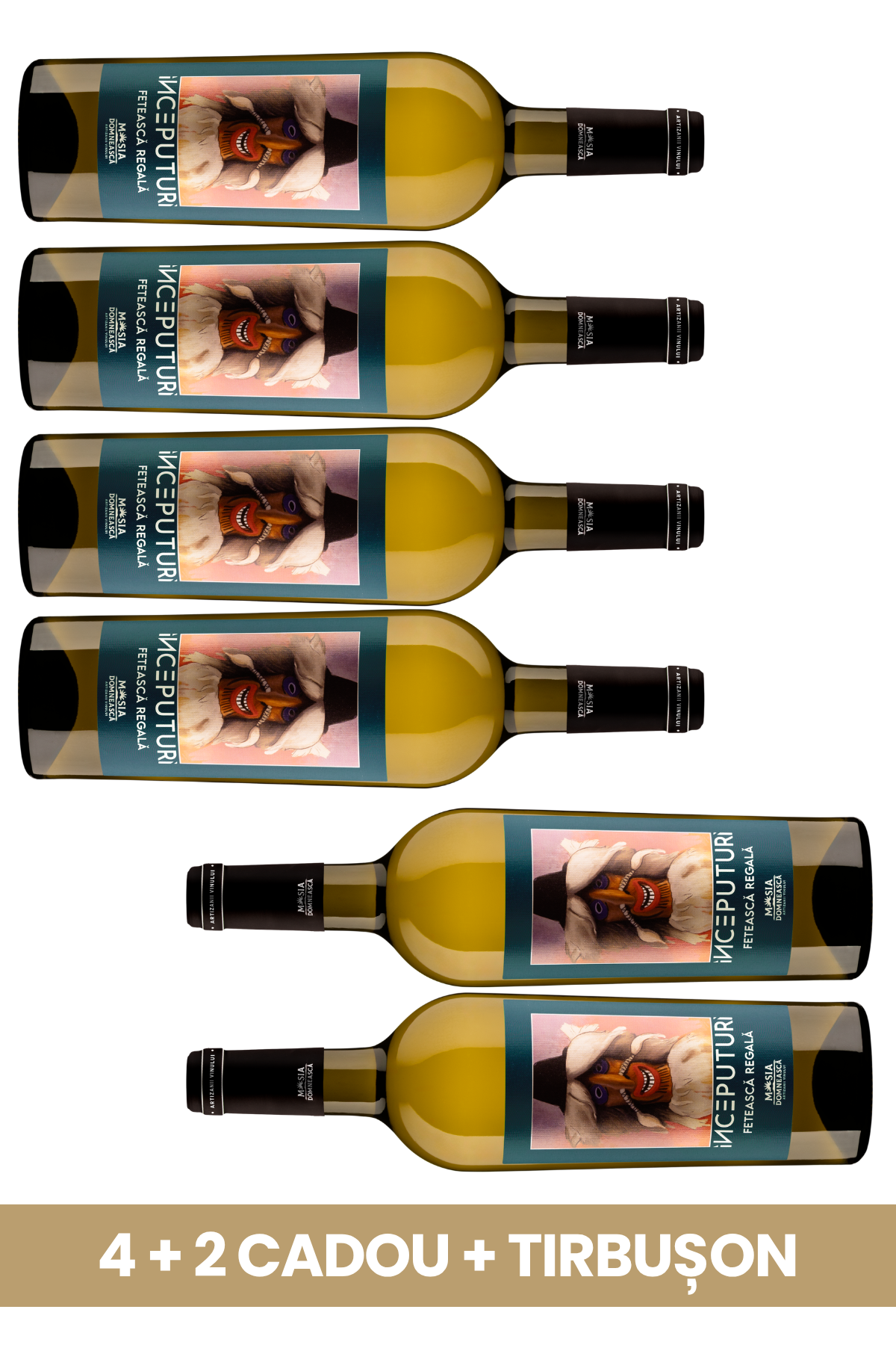 pachet_gama_inceputuri_feteasca_regala_vin_alb_sec_4_plus_2_cadou_plus_tirbuson