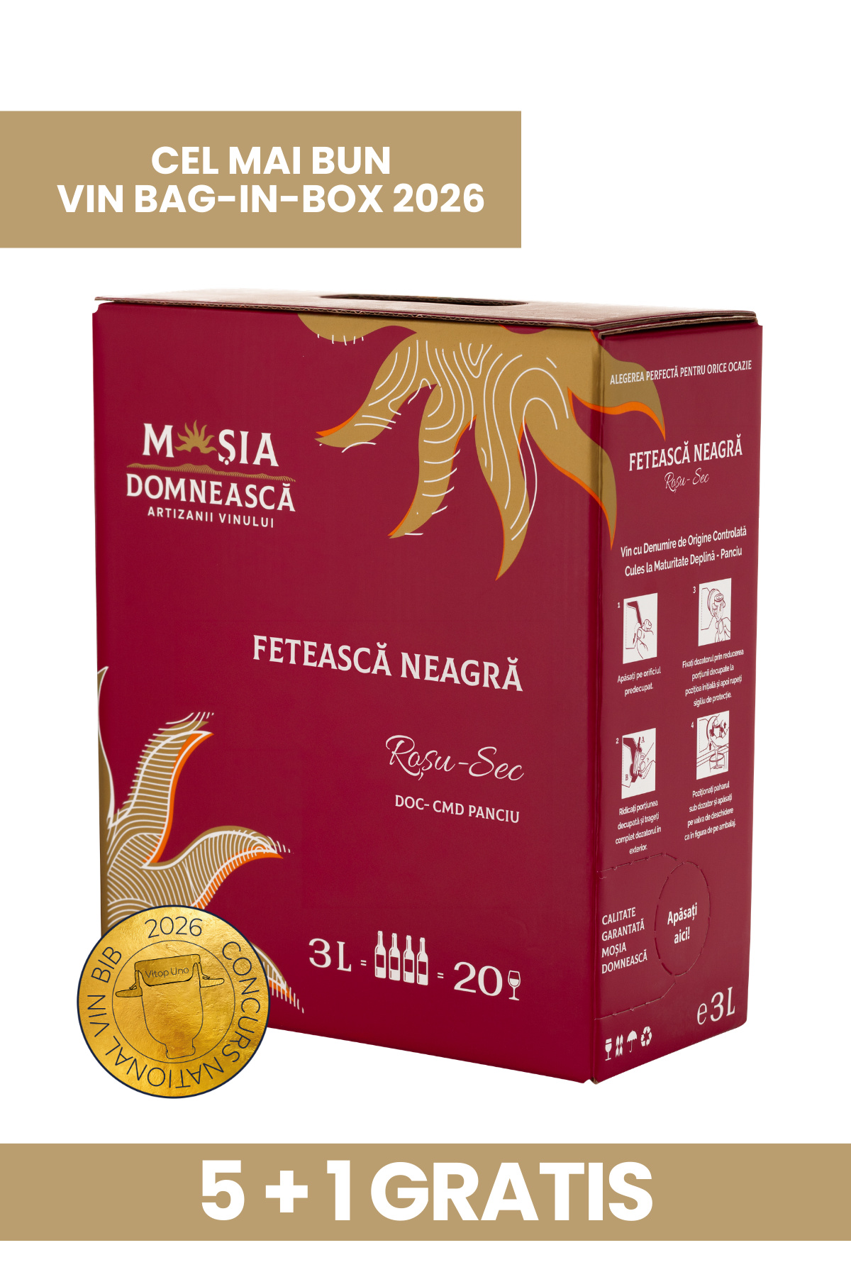 feteasca_neagra_vin_rosu_sec_bag_in_box_3l_5_plus_1_gratis
