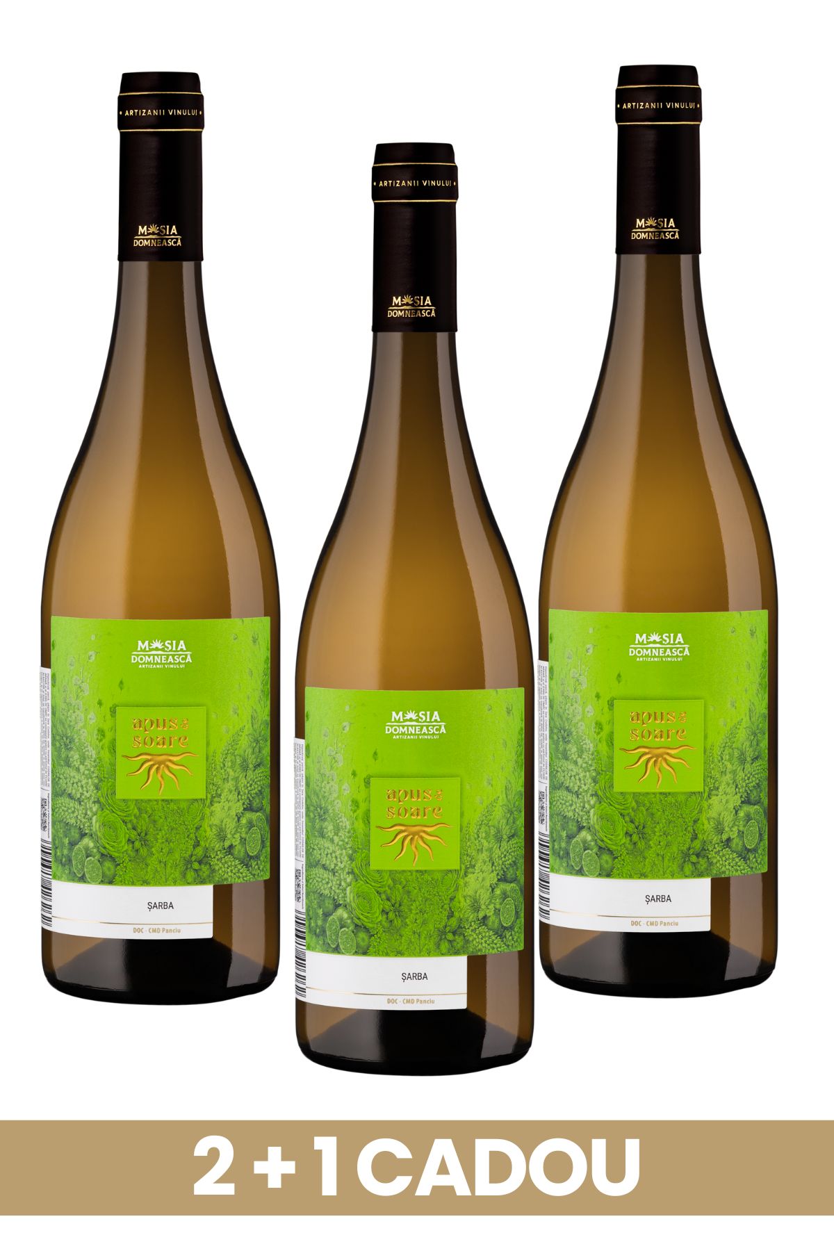 gama_apus_de_soare_sarba_vin_alb_sec_sticla_2_plus_1_cadou